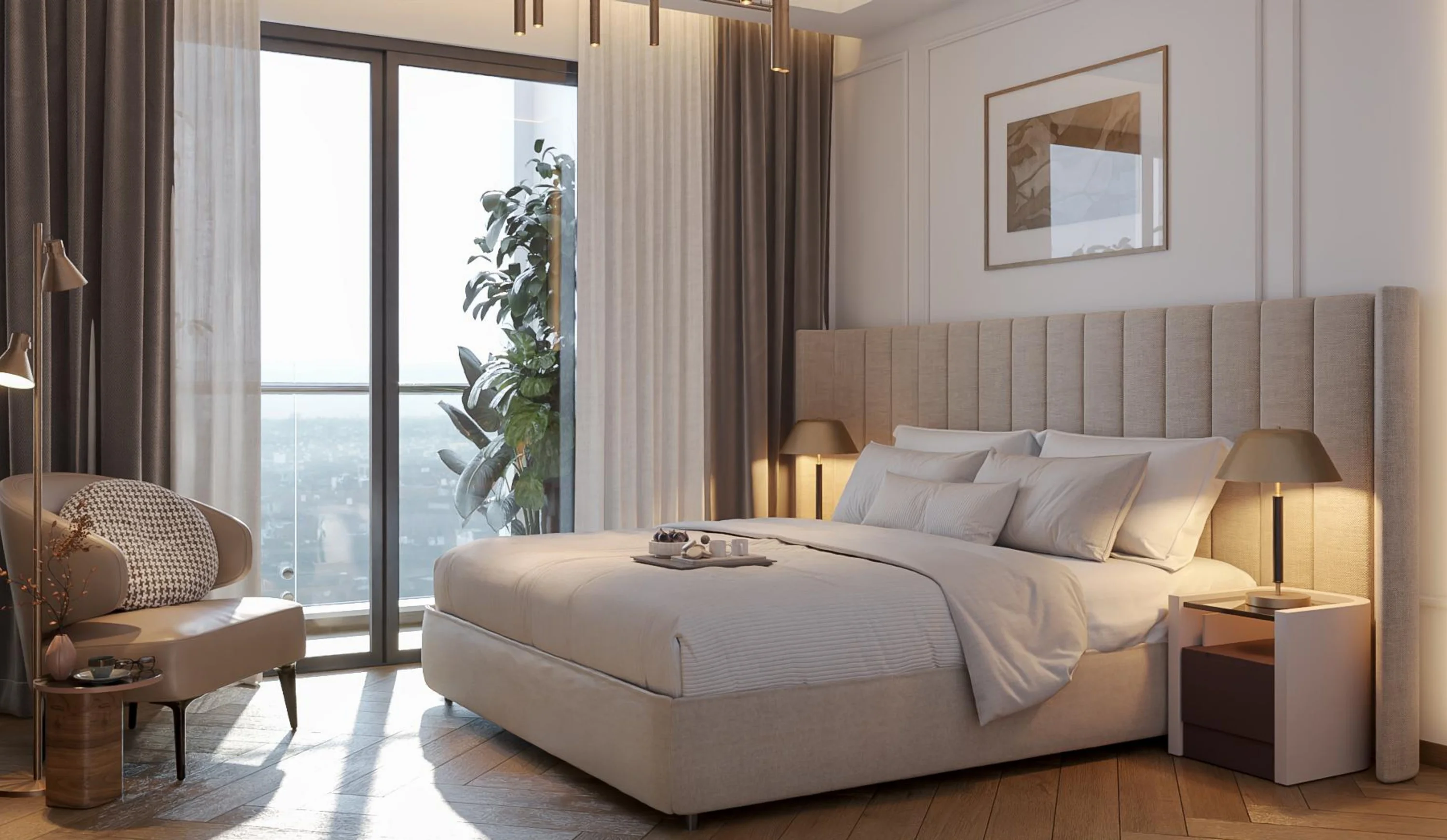 Featured Image of Sobha One Residences Master Bedroom Interior