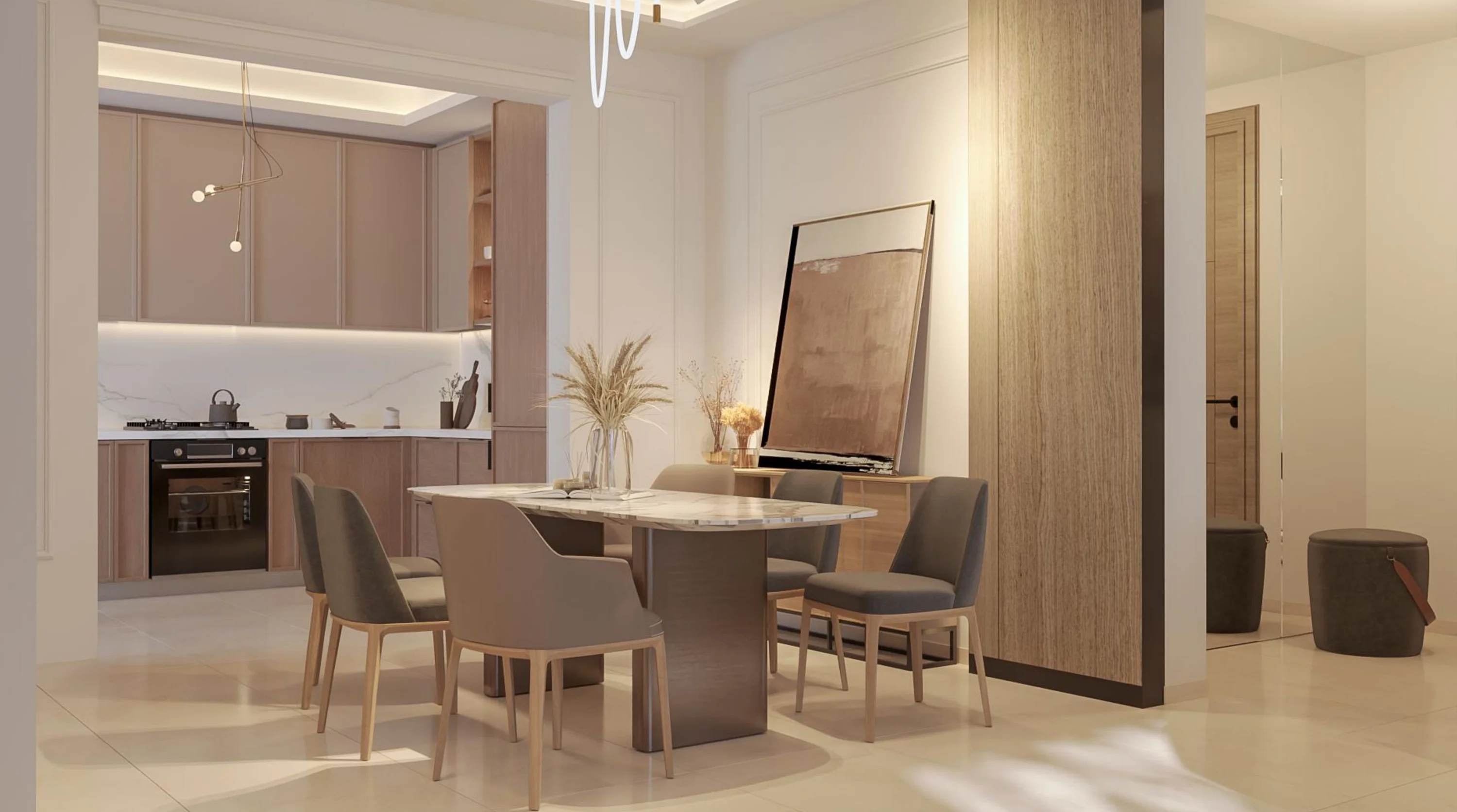 Featured Image of Sobha One Residences Dining Area